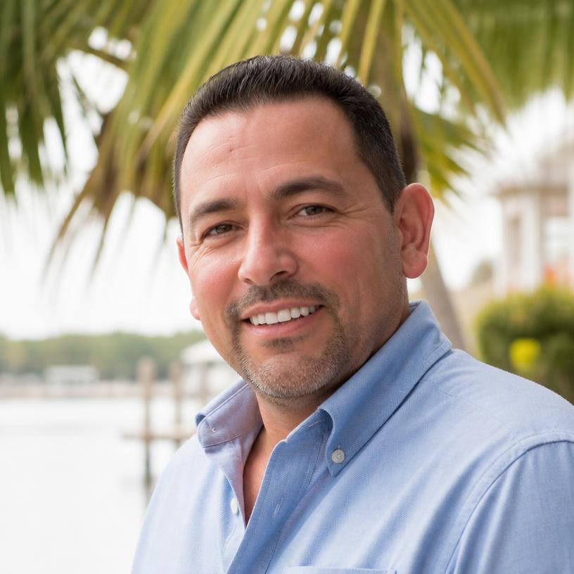 Portrait of Carlos, a South Florida homeowner